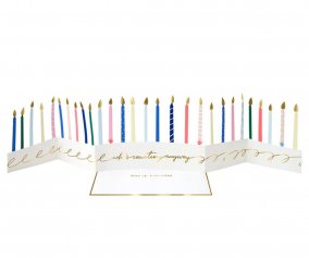 Carte d'anniversaire Candles 