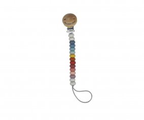 Attache-sucette en Silicone Bonbon Rainbow