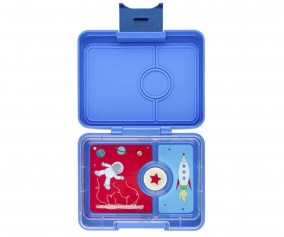 Lunch Box Snack Surf Blue Rocket Tray 3 Compartments
