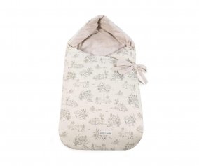 Saco de beb Toile de Jouy Cream