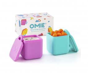 2 Contenitori OmieDip Pink-Cyan