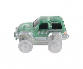 Voiture pour Circuit de Course Cleverclixx Vert Pastel