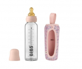 Bibero Vidro BIBS Blush 225ml+ Forro Bibero Grande