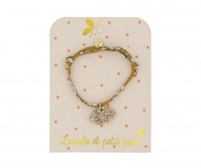 Pulseira Liberty Mustard Capel com nuvem dourada 