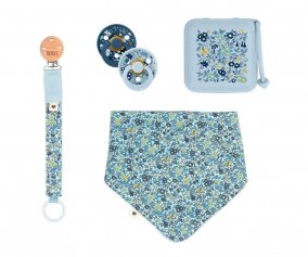 Pack BIBS Liberty Chamomile Lawn Baby Blue