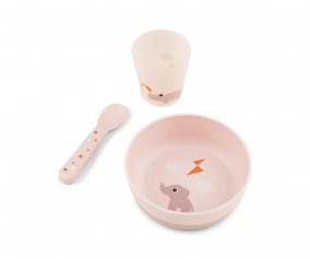 Set First Dinnerware Playground Powder