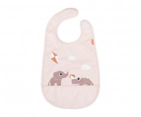 Bib with Velcro Playground Powder