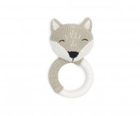 Anneau de Dentition et Hochet Renard