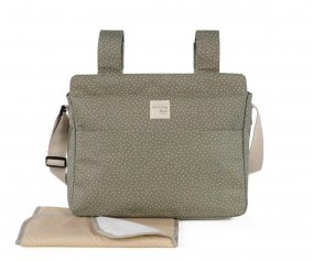 Polka Dot Organizer Bag Poppy Moss
