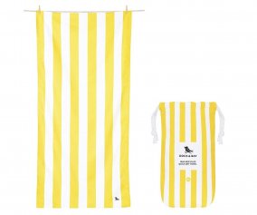 Serviette de Plage Extra Large en Microfibre Boracay Yellow Personnalisable