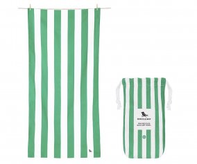 Serviette de Plage Extra Large en Microfibre Cancun Green Personnalisable