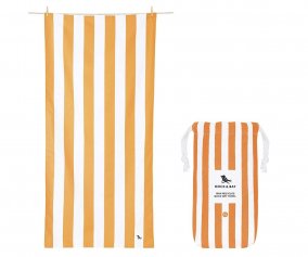 Telo Spiaggia XL Microfibra Cabana Ipanema Orange Personalizzabile