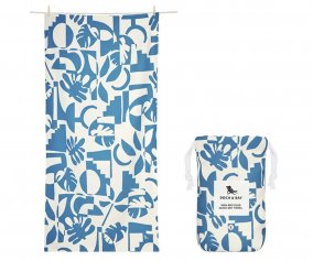 Extra Large Microfiber Beach Towel Marine Dream Personalised