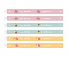 6 Cintas para Colgar Ropa Bugs Personalizables