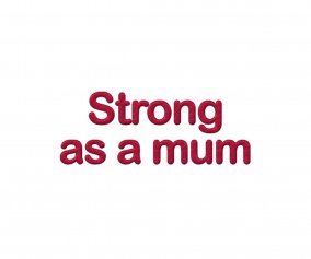 Strong As a Mum (Vermelho)