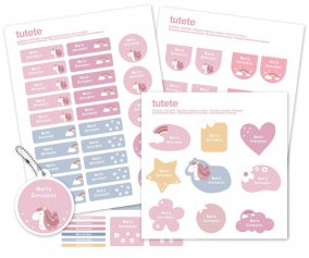 Pack Combinado Magical Unicorn  Termoadesivos e Autocolantes