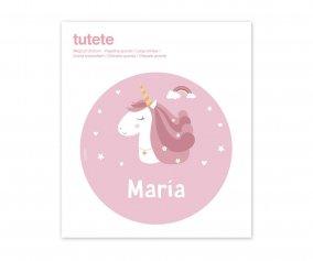 Etichetta Adesiva Rotonda Grande Magical Unicorn