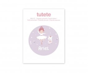 Etichetta Adesiva Rotonda Piccola Ballet