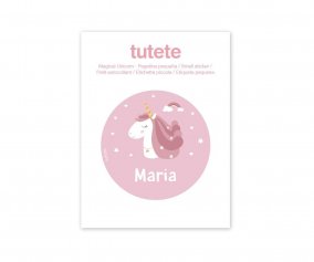 Etichetta Adesiva Rotonda Piccola Magical Unicorn