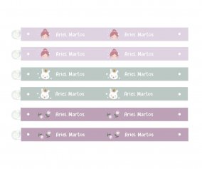6 Cintas para Colgar Ropa Ballet Personalizables