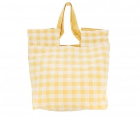 Bolsa Tote Vichy Amarillo