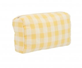 Trousse de Toilette Matelasse Vichy Jaune