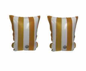 Manguitos de Natacin Stripes Amarillo/Blanco 0-2 aos