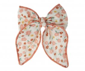 Large Bow Hair Clip Sunset Meadow
