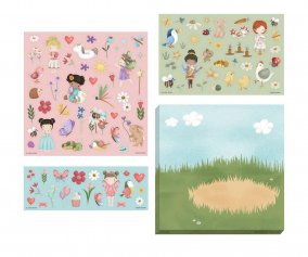 Set Pegatinas Rosa & Friends