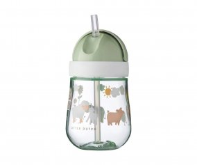 Bicchiere con Cannuccia Mio Little Farm 300ml