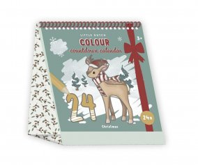 Calendario para Pintar Cuenta Atrs Navidad