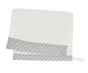 Asciugamano Asilo Personalizzabile Mini Star Grey