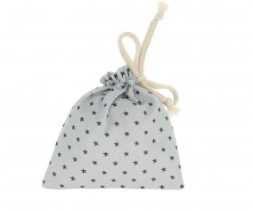 Porta-chupeta Mini Star Grey