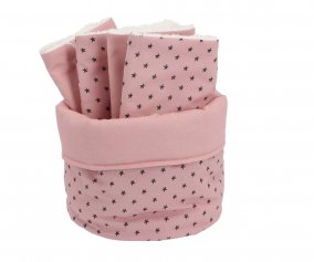 Cestinha Seca babinhas Mini Star Pink Personalizvel