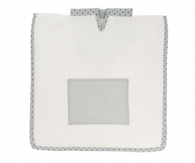 Poncho Mini Star Grey Personalised