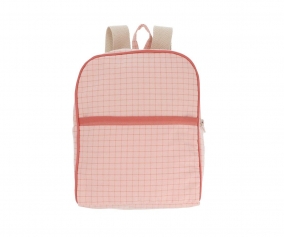 Mochila Nordic Check Blush Personalizable