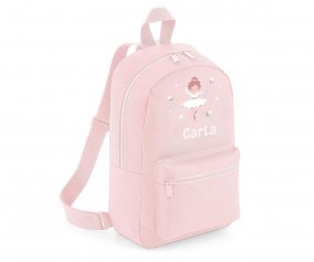 Mochila Mini Fashion Personalizada Ballet Rosa