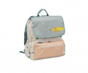 Mochila Escolar Perro Volador Personalizable