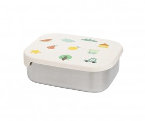 Bote  Lunch en Acier avec Sparateur Amovible Tiny Bits