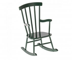 Mecedora Ratn Verde Oscuro