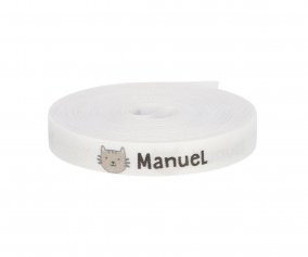 Cinta Marca Prendas Personalizada Gato