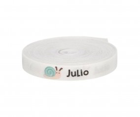 Cinta Marca Prendas Personalizada Caracol