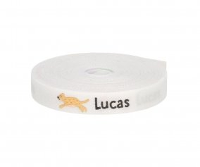 Cinta Marca Prendas Personalizada Leopardo