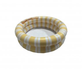 Piscina Hinchable Baby Stripes Orange/White