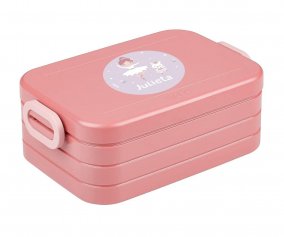 Bote  Lunch Bento Mauve Personnalise Ballet