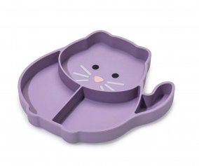 Assiette en Silicone avec Ventouse Cat
