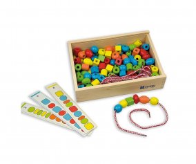 130 Wooden Beads for Threading