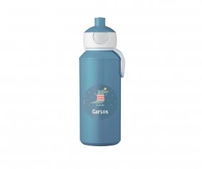 Borraccia Campus Pop-Up Blue 400ml + Etichetta Croc Personalizzata