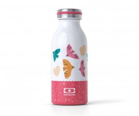 Gourde Isotherme Cooly en Acier Inoxydable Birds 350 ml