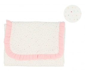 Cambiador Plegable Rainbow Dots Rosa